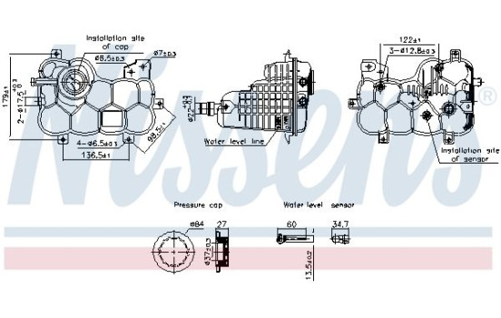Expansion tank, coolant