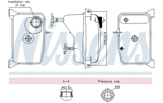 Expansion tank, coolant