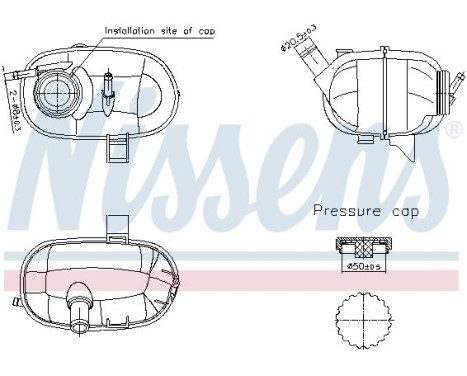 Expansion tank, coolant