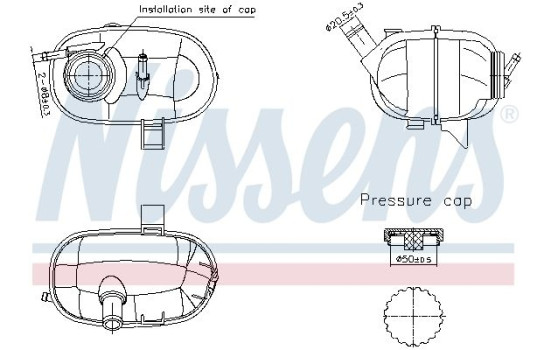 Expansion tank, coolant