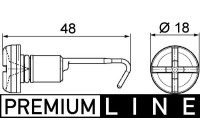 Screw, radiator cap