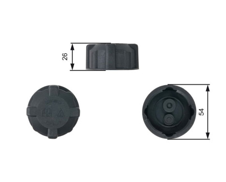 Sealing Cap, coolant tank RC202 Gates