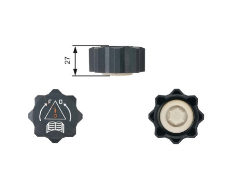 Sealing Cap, coolant tank RC210 Gates