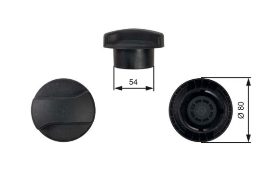 Sealing Cap, coolant tank RC224 Gates