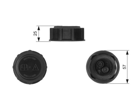 Sealing Cap, coolant tank RC233 Gates