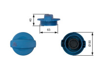 Sealing Cap, coolant tank RC237 Gates
