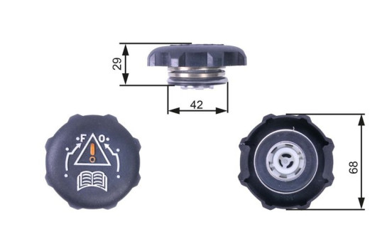 Sealing Cap, coolant tank RC239 Gates