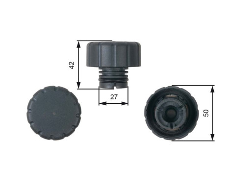 Sealing Cap, coolant tank RC244 Gates
