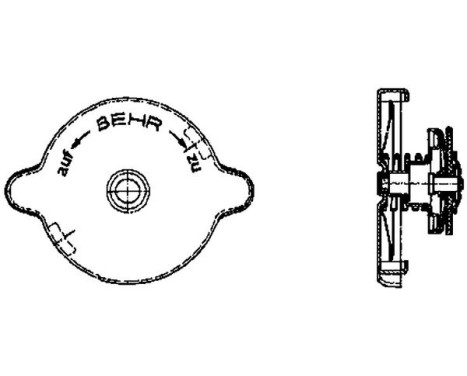 Sealing Cap, radiator BEHR *** PREMIUM LINE ***, Image 2