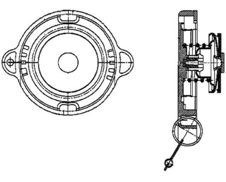 Sealing Cap, radiator BEHR *** PREMIUM LINE ***, Image 2