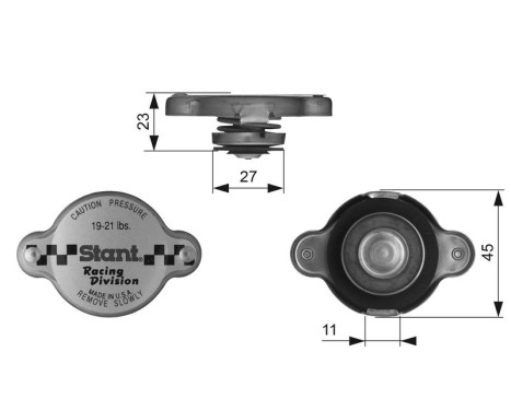 Sealing Cap, radiator RC10361 Gates