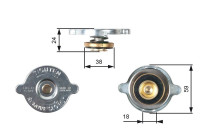 Sealing Cap, radiator RC115 Gates