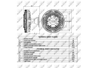Clutch, radiator fan 49036 NRF