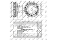 Clutch, radiator fan 49070 NRF