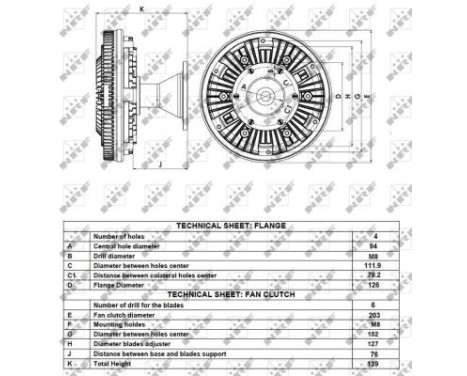 Clutch, radiator fan 49148 NRF, Image 4