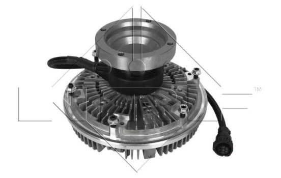 Clutch, radiator fan 49167 NRF, Image 4
