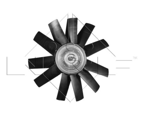 Clutch, radiator fan 49401 NRF, Image 2