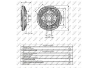 Clutch, radiator fan 49405 NRF