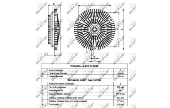 Clutch, radiator fan 49535 NRF, Image 5