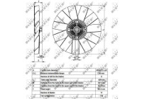 Clutch, radiator fan 49542 NRF