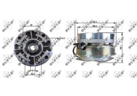Clutch, radiator fan 49701 NRF