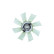 Clutch, radiator fan 49729 NRF, Thumbnail 3