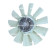 Clutch, radiator fan 49774 NRF, Thumbnail 4