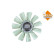 Clutch, radiator fan 49775 NRF