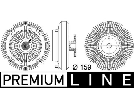 Clutch, radiator fan BEHR *** PREMIUM LINE ***