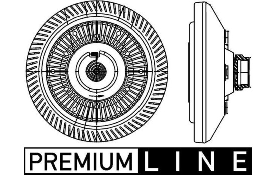 Clutch, radiator fan BEHR *** PREMIUM LINE ***
