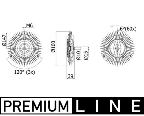 Clutch, radiator fan BEHR *** PREMIUM LINE ***