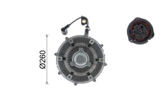 Clutch, radiator fan BEHR *** PREMIUM LINE ***, Image 12
