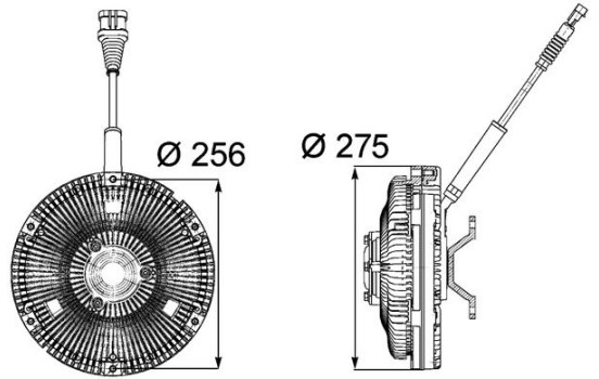 Clutch, radiator fan BEHR *** PREMIUM LINE ***, Image 2