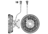 Clutch, radiator fan BEHR *** PREMIUM LINE ***