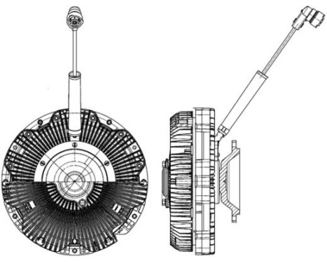 Clutch, radiator fan BEHR *** PREMIUM LINE ***