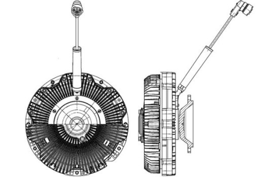 Clutch, radiator fan BEHR *** PREMIUM LINE ***