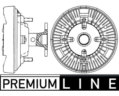 Clutch, radiator fan BEHR *** PREMIUM LINE ***