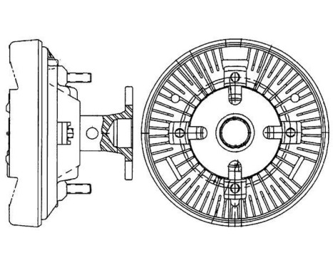 Clutch, radiator fan BEHR *** PREMIUM LINE ***, Image 2