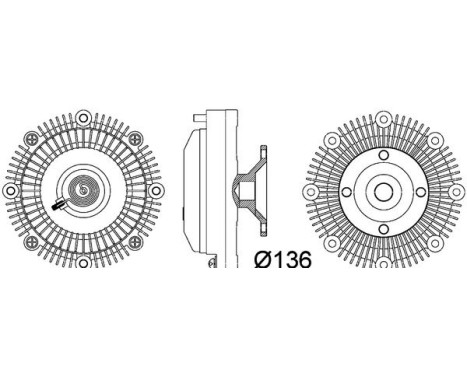 Clutch, radiator fan BEHR *** PREMIUM LINE ***, Image 2