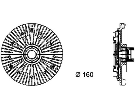 Clutch, radiator fan PREMIUM LINE, Image 2