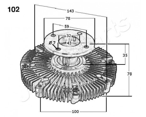 Clutch, radiator fan, Image 3