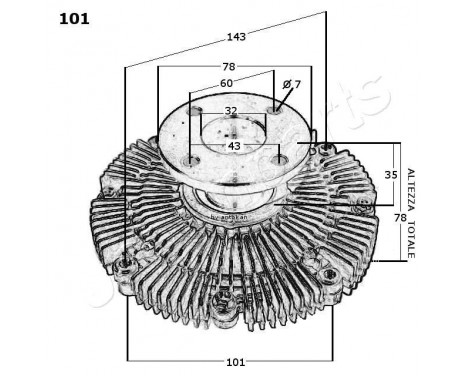 Clutch, radiator fan, Image 3