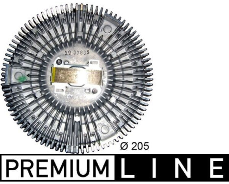 Clutch, radiator fan