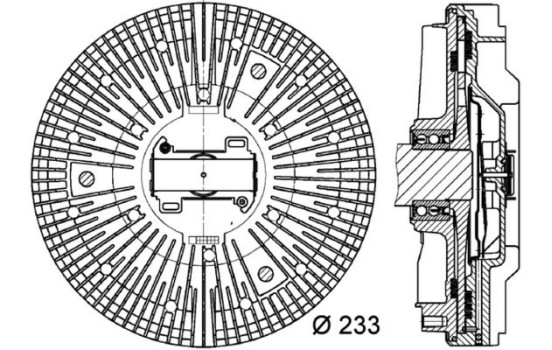 Clutch, radiator fan, Image 2