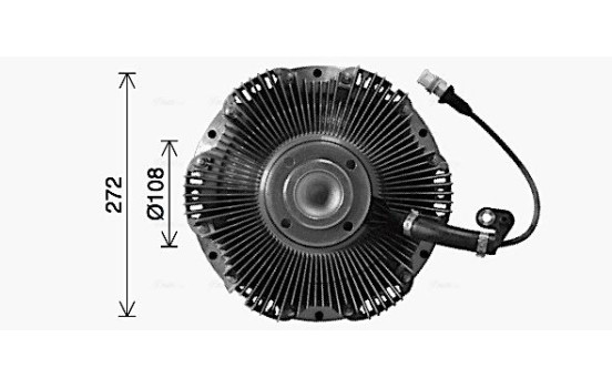 Clutch, radiator fan, Image 2