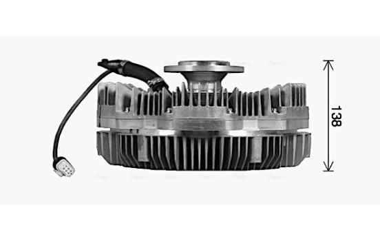 Clutch, radiator fan, Image 3