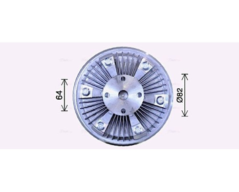 Clutch, radiator fan, Image 2