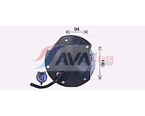 Clutch, radiator fan, Image 2