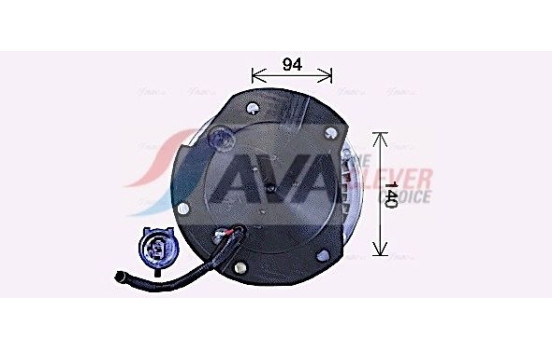 Clutch, radiator fan, Image 2