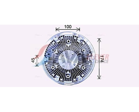 Clutch, radiator fan